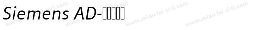 Siemens AD字体转换